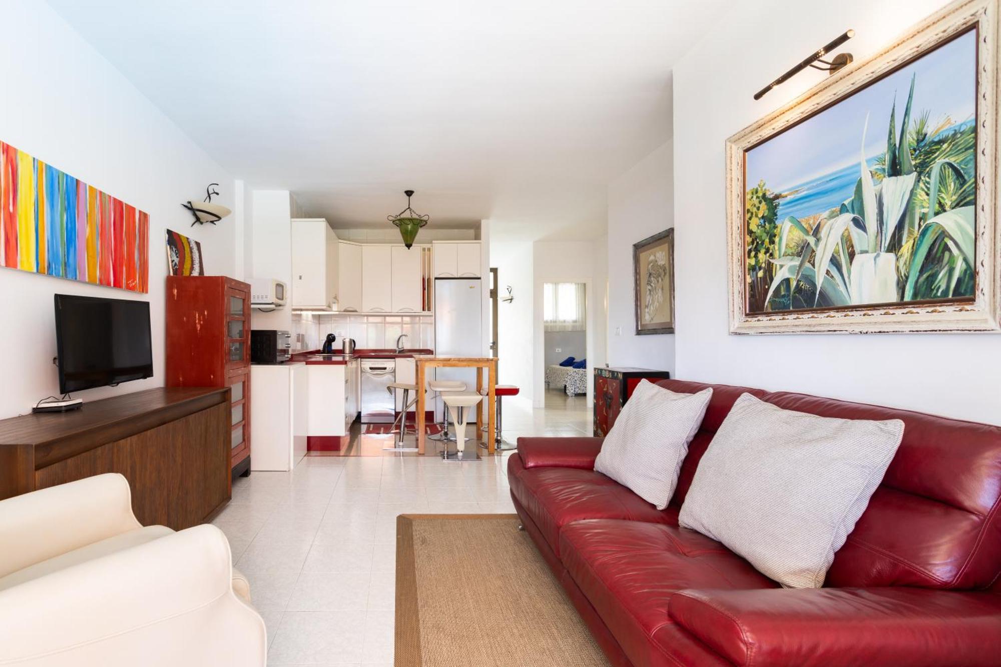 Classbnb - Seafront Apartment At Las Vistas Beach Arona  Exterior photo